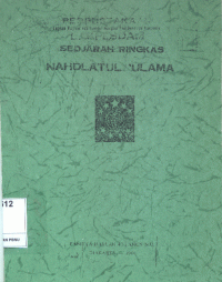 Sejarah Ringkas Nahdlatul 'Ulama